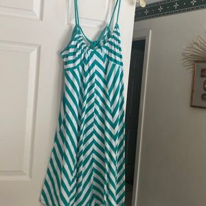 Old Navy striped. Cotton blend summer sun dress, size s